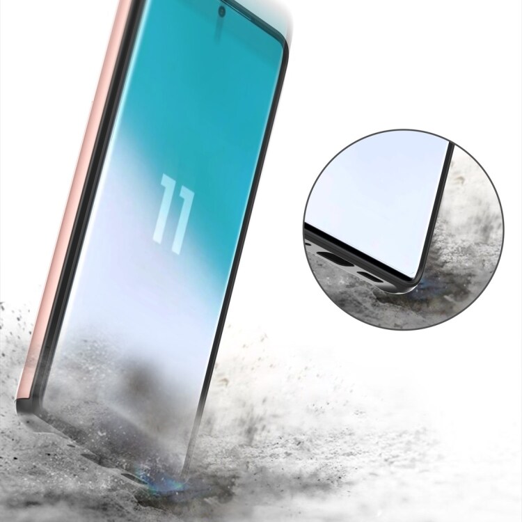Shockproof cover med kortholder til Samsung Galaxy S20, sort
