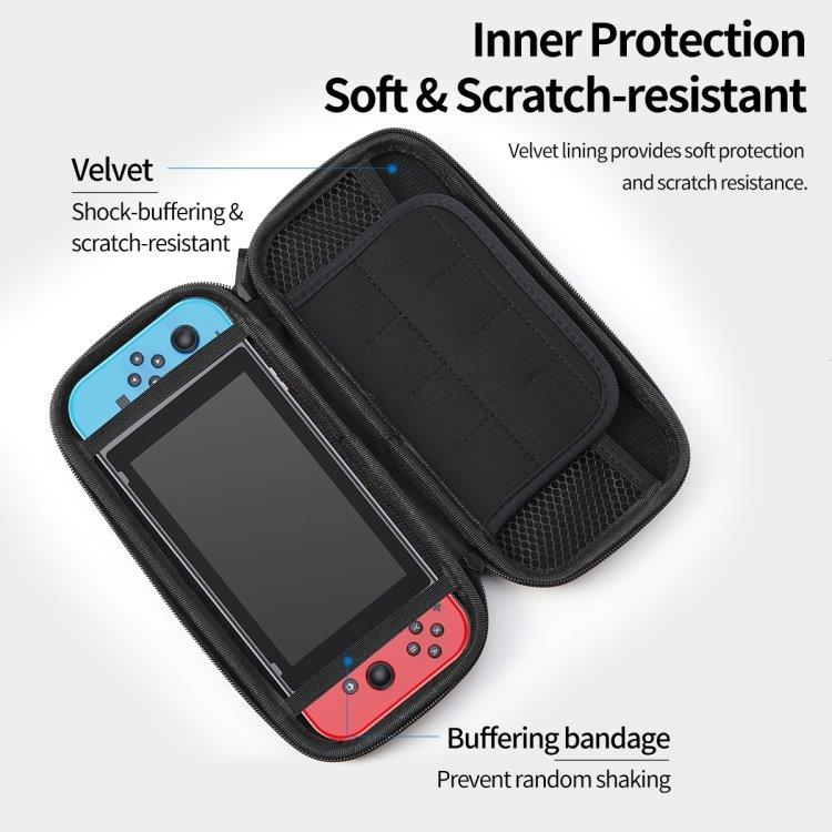 Beskyttelsestaske til Nintendo Switch NS, sort