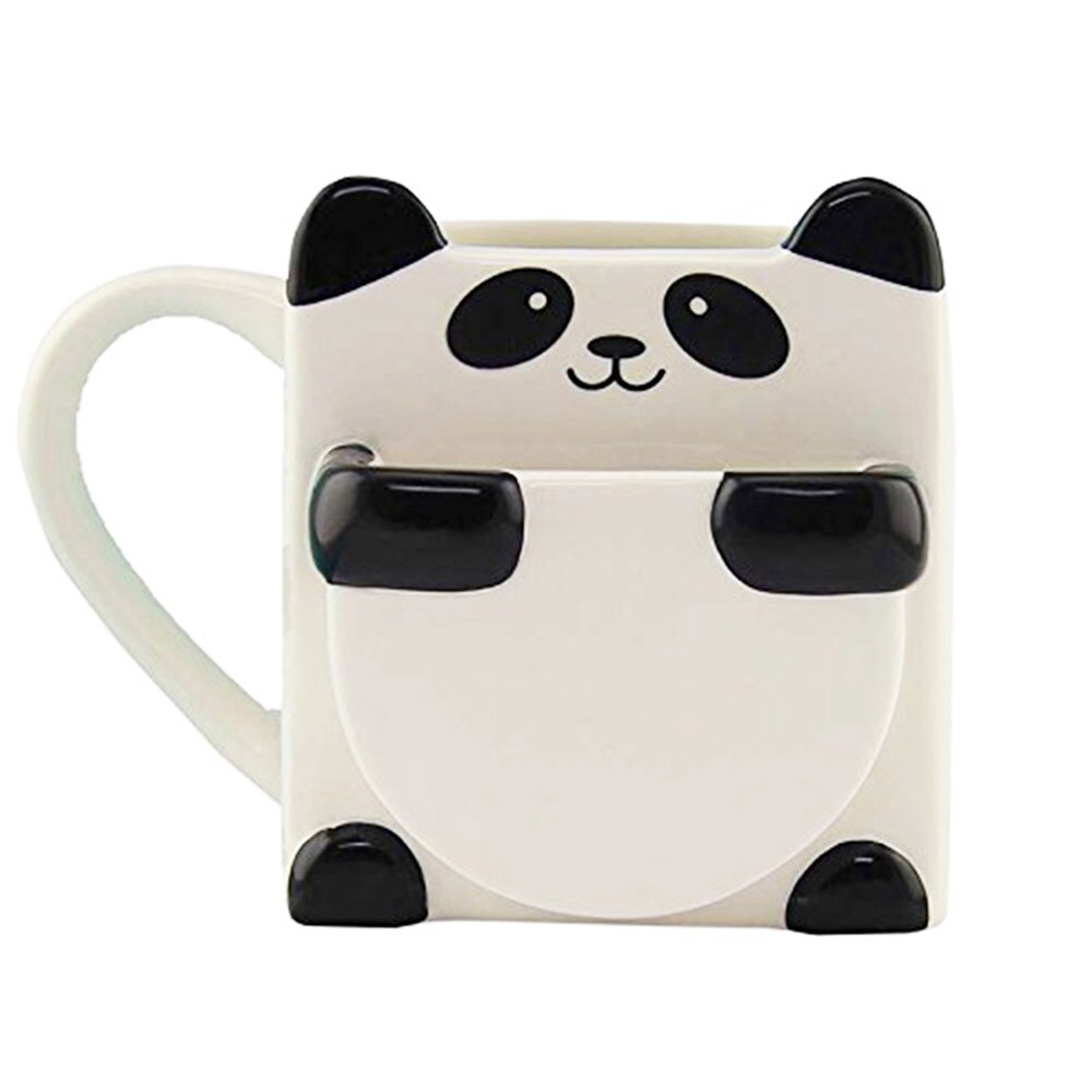Kaffekop Panda med kagelomme