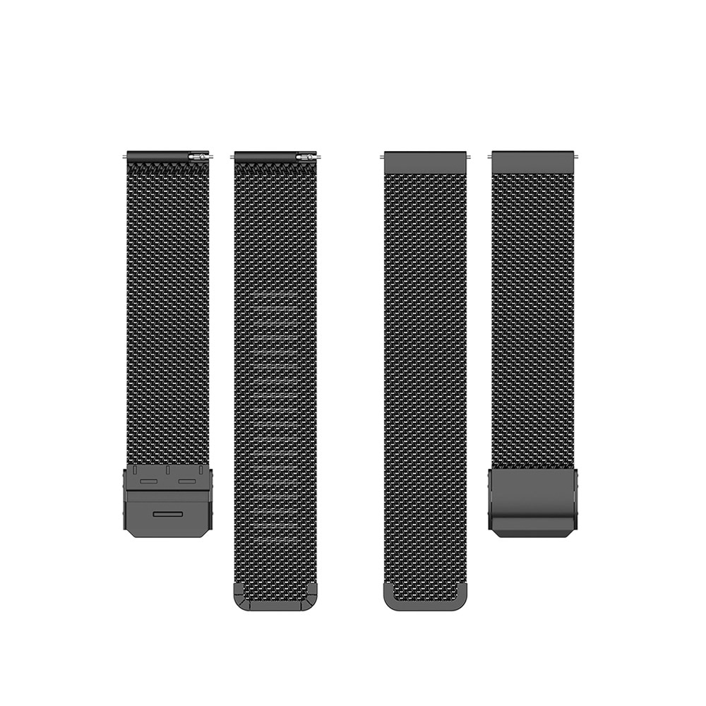 Urrem i metal 22mm - Sort
