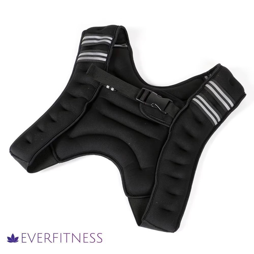Vægtvest 5 kg med lycra og stålkugler