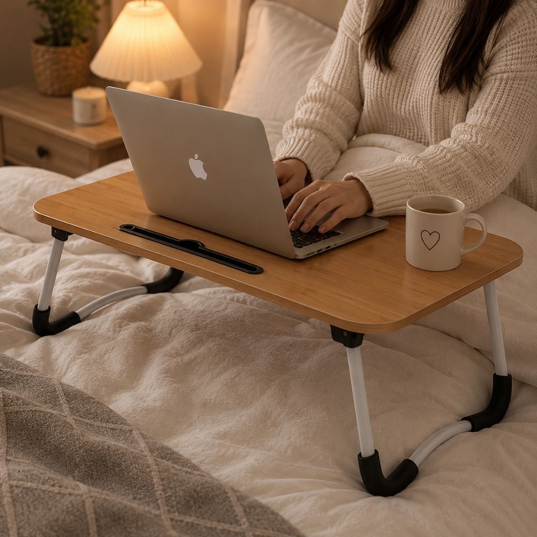 Justerbart laptop bord til sengen og sofaen – Pemtura