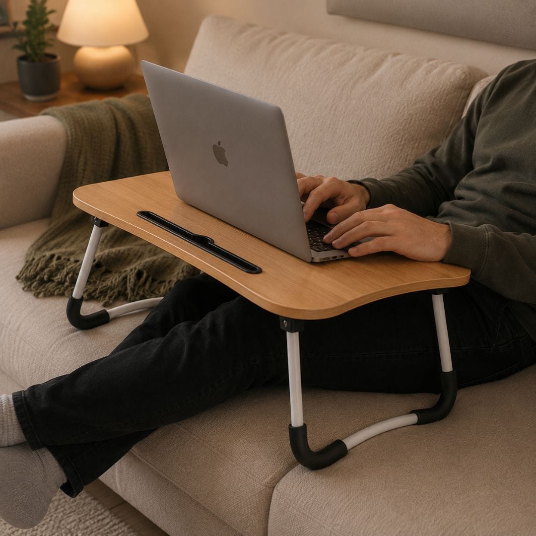 Justerbart laptop bord til sengen og sofaen – Pemtura