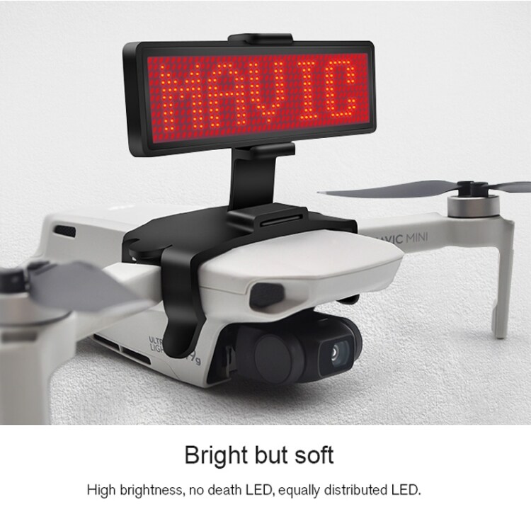 Bluetooth LED displayskilt DJI Mavic Mini Drone