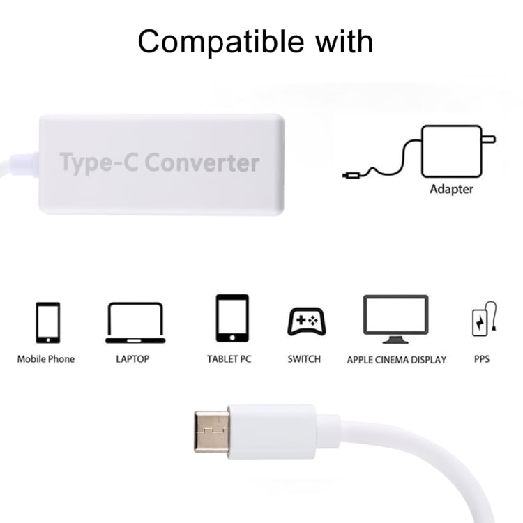 USB-C til Magsafe T-converter
