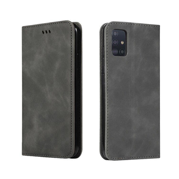 Tegnebogsfoderal Samsung Galaxy A51 - Mørkegrå