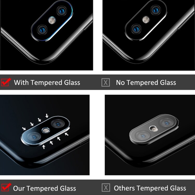 Linseskåner 2.5D 9H hærdet glas Bageste Kamera Samsung Galaxy S10 E