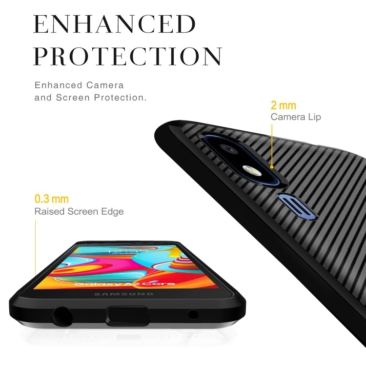 Beskyttelsescover Samsung Galaxy A2 Core - Sort