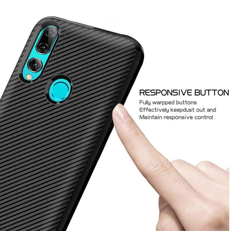 TPU-cover Huawei Enjoy 9s, Carbon Fiber+Sort