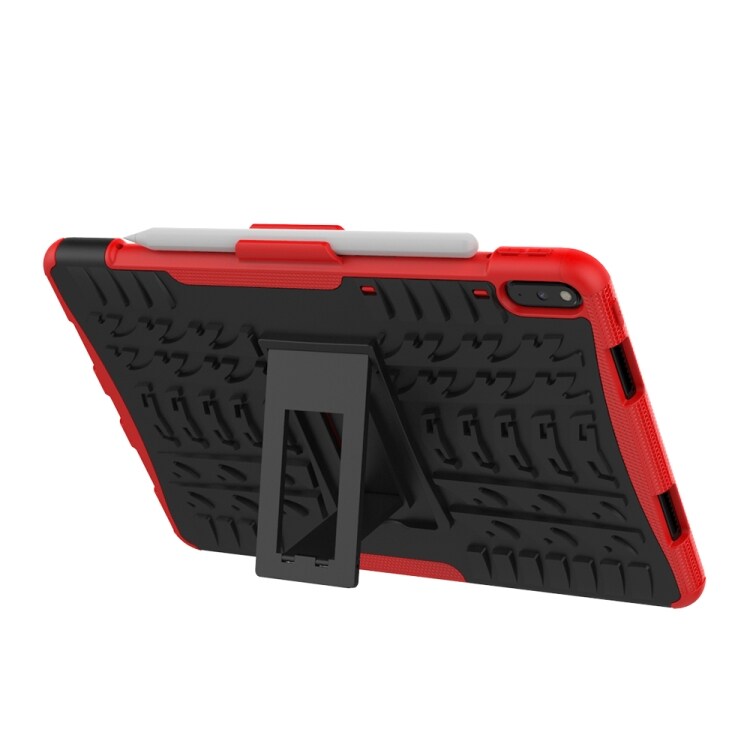Beskyttelsescover med stativ & dækmønster Huawei Matepad Pro 10.8, Sort+Rød