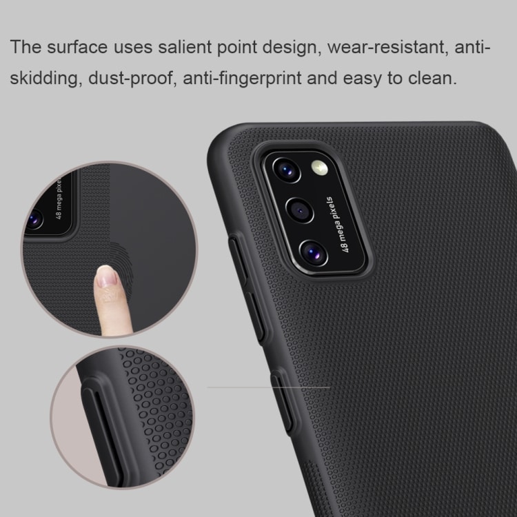 NILLKIN Bagcover Samsung Galaxy A41 - Sort