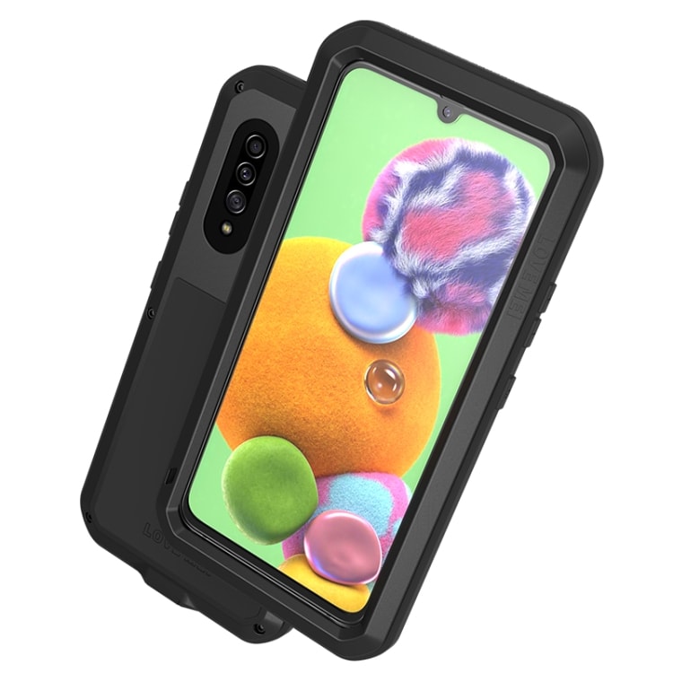 Shockproof Cover Samsung Galaxy A90 - Sort