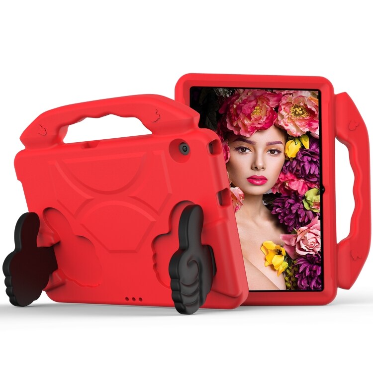 Stødtålende børnefoderal med stativ & håndtag Huawei MediaPad T3 10.1", Röd