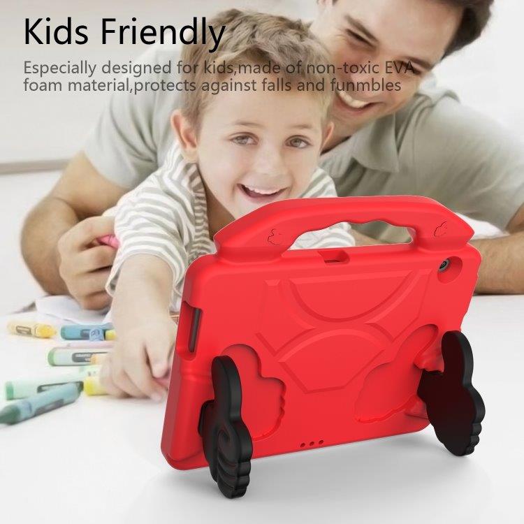 Stødtålende børnefoderal med stativ & håndtag Huawei MediaPad T5 10.1", Rød