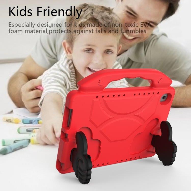 Stødtålende børnefoderal med stativ & håndtag Huawei MediaPad M6 10.8", Rød