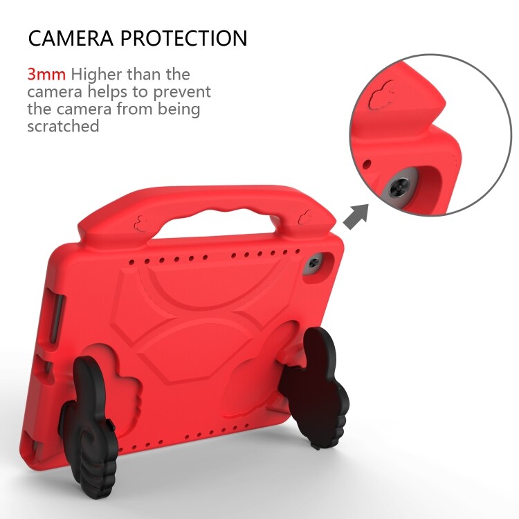 Stødtålende børnefoderal med stativ & håndtag Huawei MediaPad M6 10.8", Rød