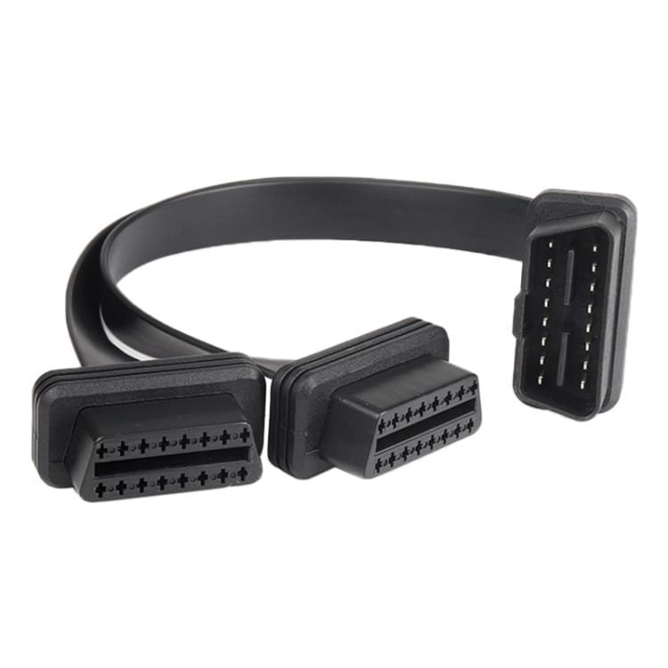 2 til 1 16PIN OBD2 Kabel - Lige