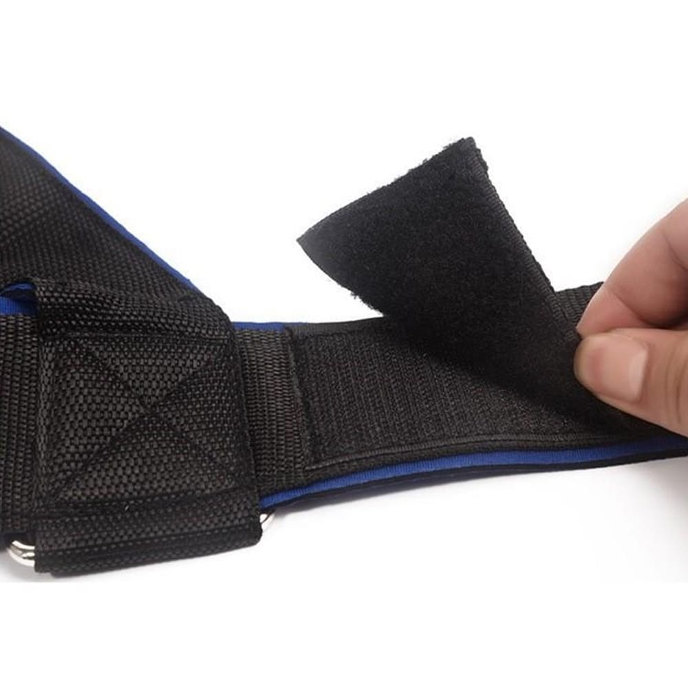 Gym Head Harness - justerbar nakketræner med stålkæde og polstring