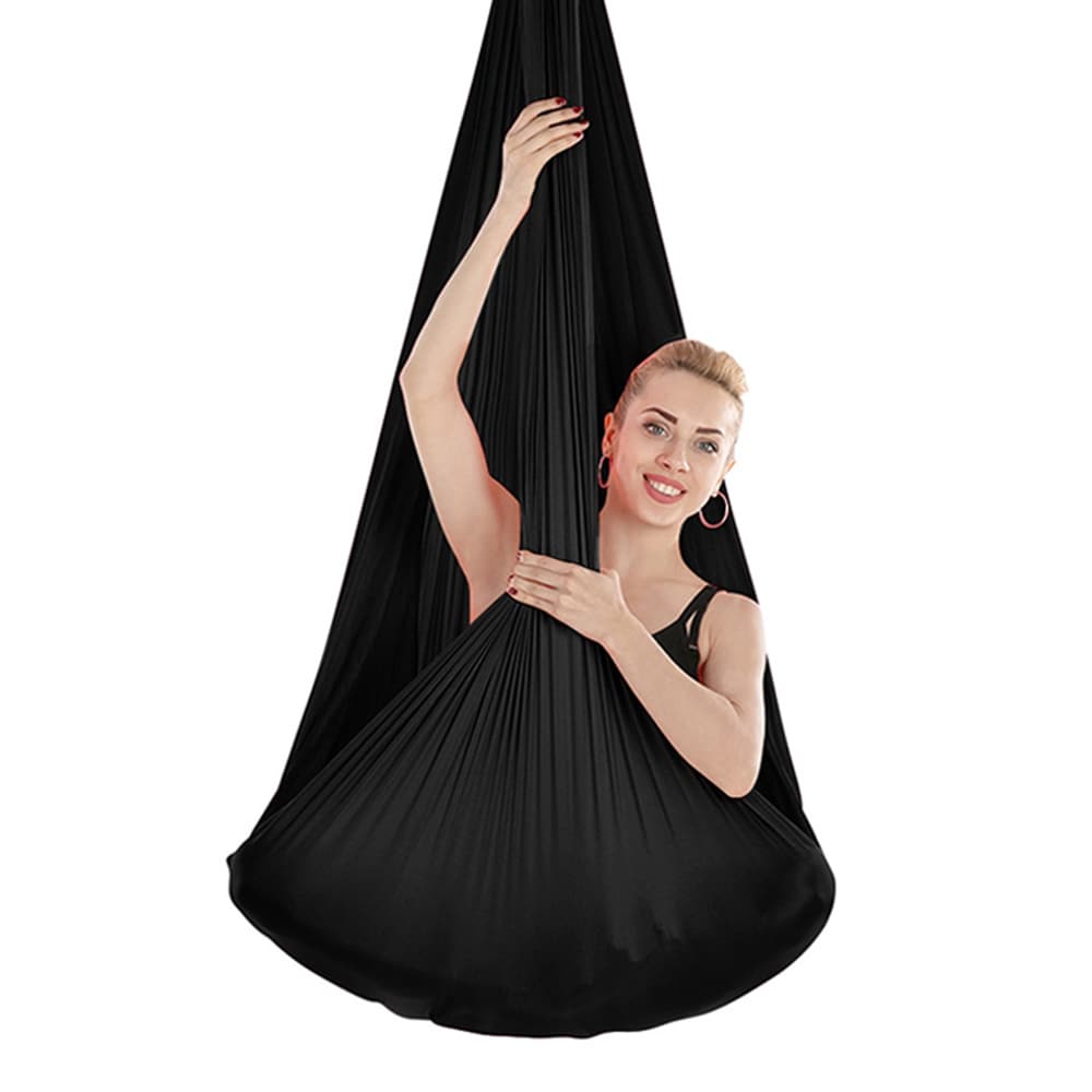 Yoga Hammock 400x280 cm Sort