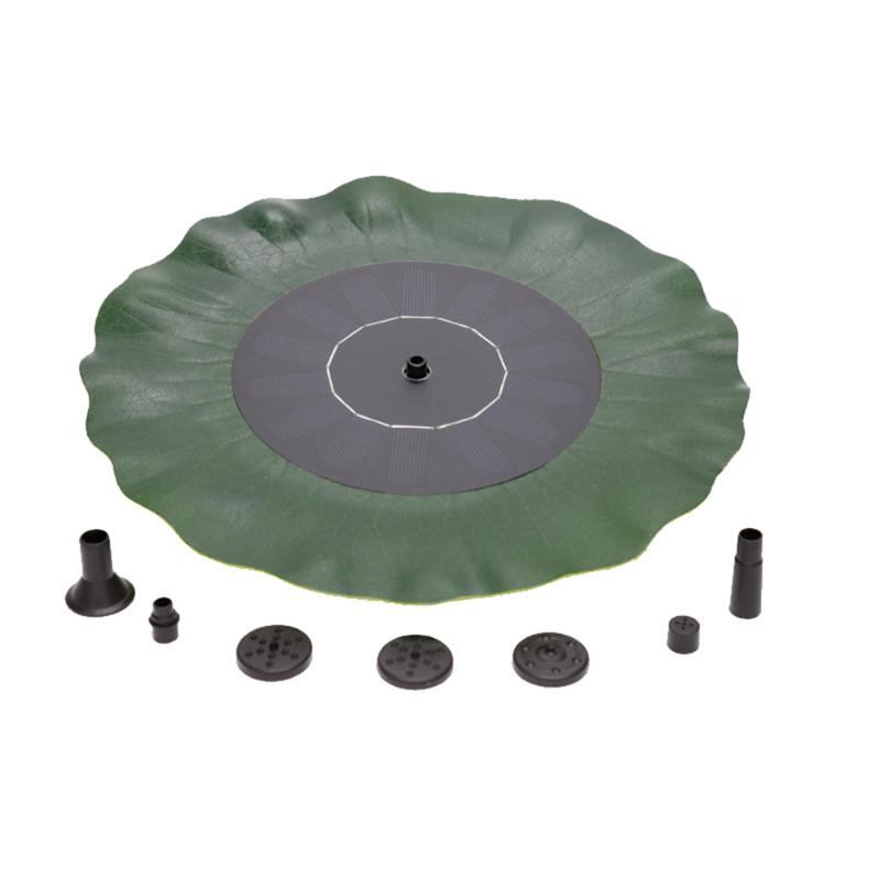 Lotus-Springvand med solcelleladning