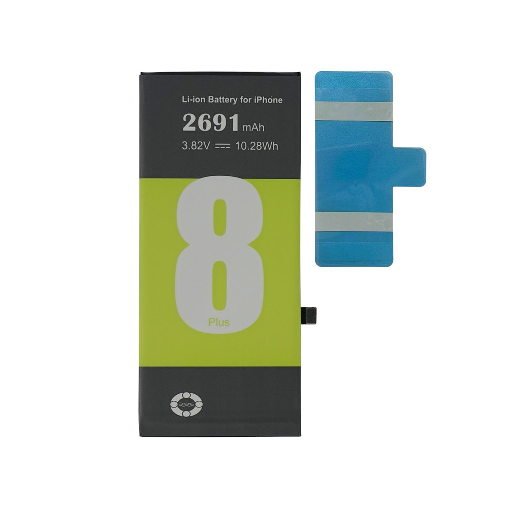 Oh-Box Batteri til iPhone 8 Plus med Batteritape