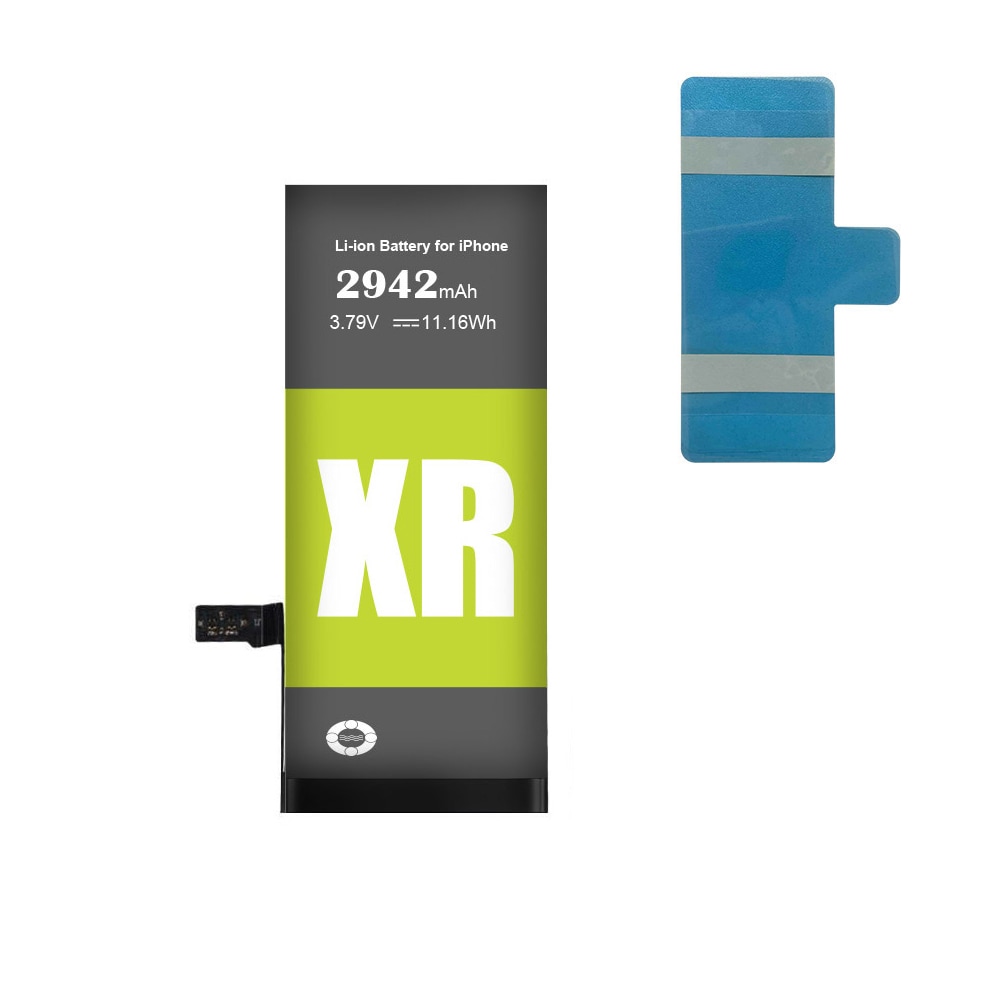 Oh-Box Batteri til iPhone XR med Batteritape
