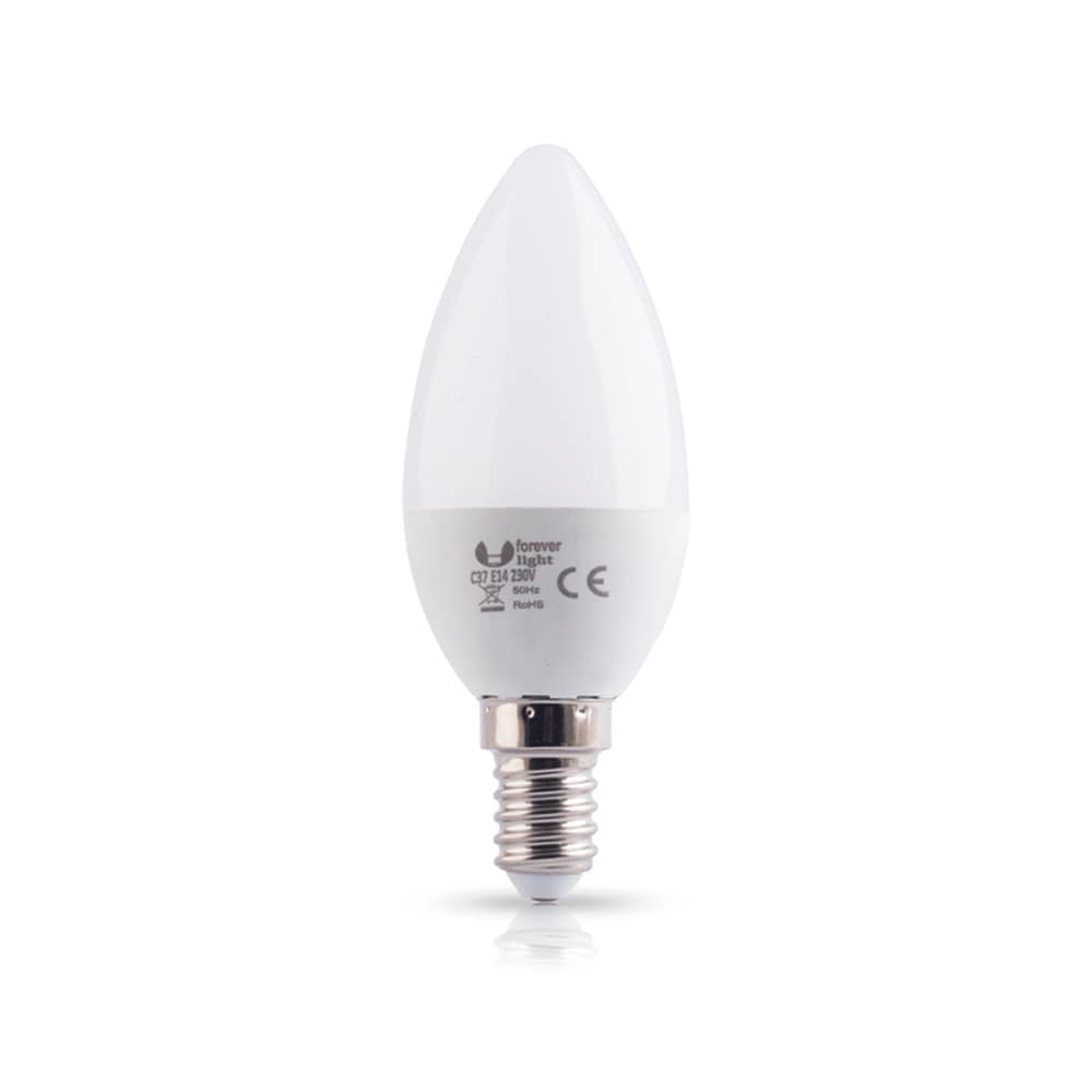 LED-pære E14 C37 6W 230V 3000K 480 lm