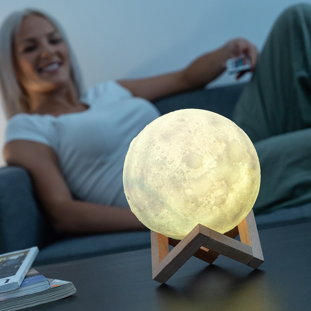 InnovaGoods LED Månelampe med Fjernbetjening