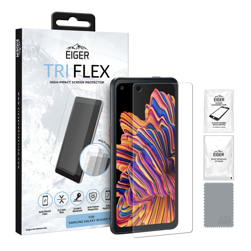 Eiger Tri Flex Skærmskåner Samsung Galaxy Xcover Pro 1-pak