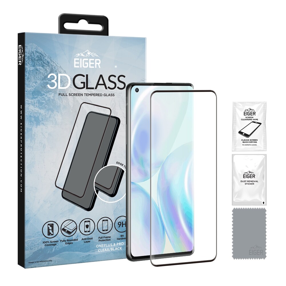 Eiger Glas Skærmskåner OnePlus 8 Pro