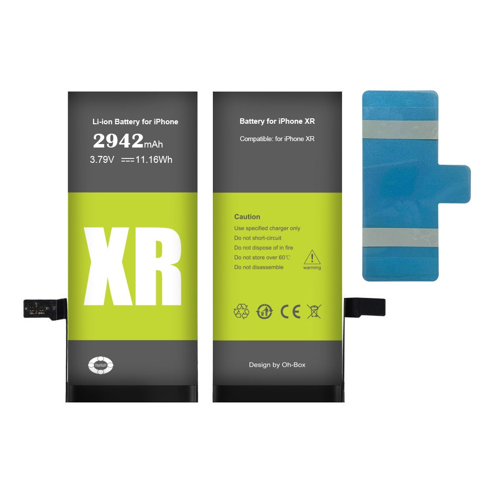 Oh-Box iPhone XR Batteri & Værktøj