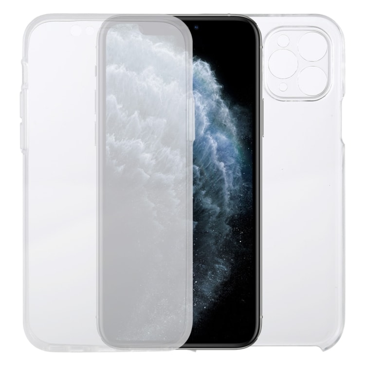 Dobbeltsidigt & tyndt cover til iPhone 11 Pro Gennemsigtigt
