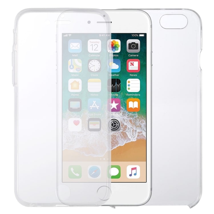 Dobbeltsidigt & tyndt cover til iPhone 6 & 6s Gennemsigtig