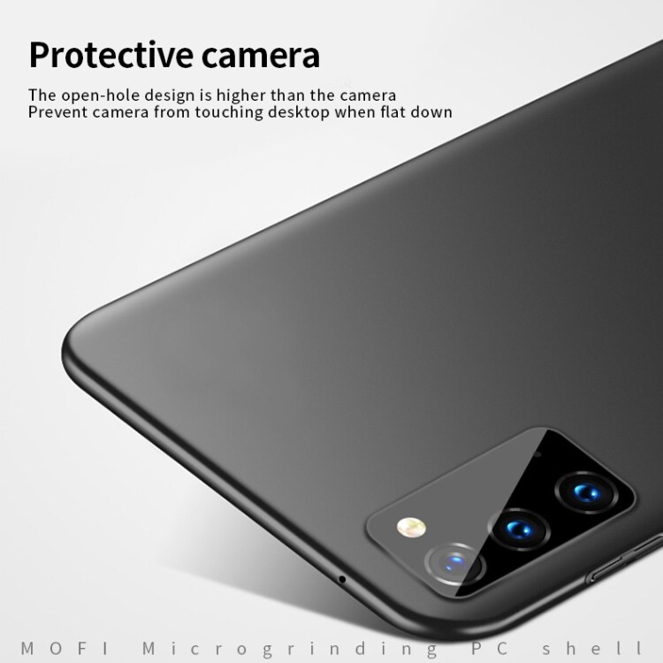 Frostet mobilcover til Samsung Galaxy Note20 Sort