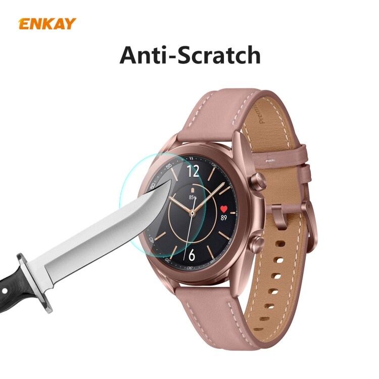 Tempereret beskyttelsesglas til Samsung Galaxy Watch 3 41mm ENKAY Hat-Prince 0.2mm 9H 2.15D