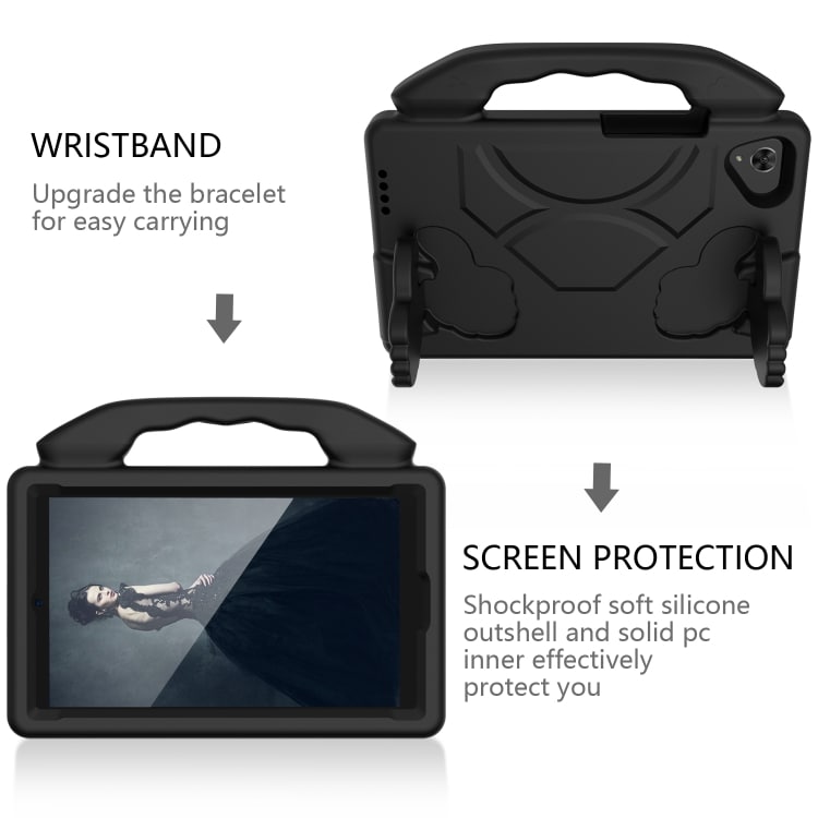 Beskyttelsesfoderal med håndtag til Samsung Galaxy Tab A 8.4 2020 Sort