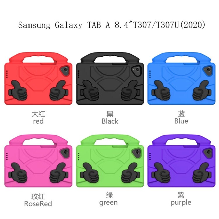 Beskyttelsesfoderal med håndtag til Samsung Galaxy Tab A 8.4 2020 Sort