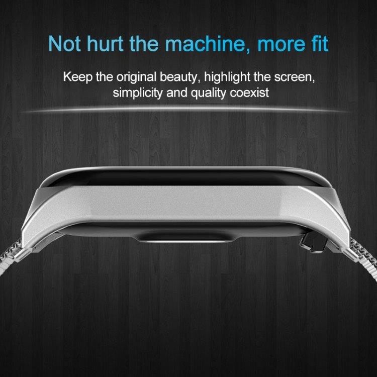 Metalrem til Xiaomi Mi Band 4 / 3 Sølvfarvet