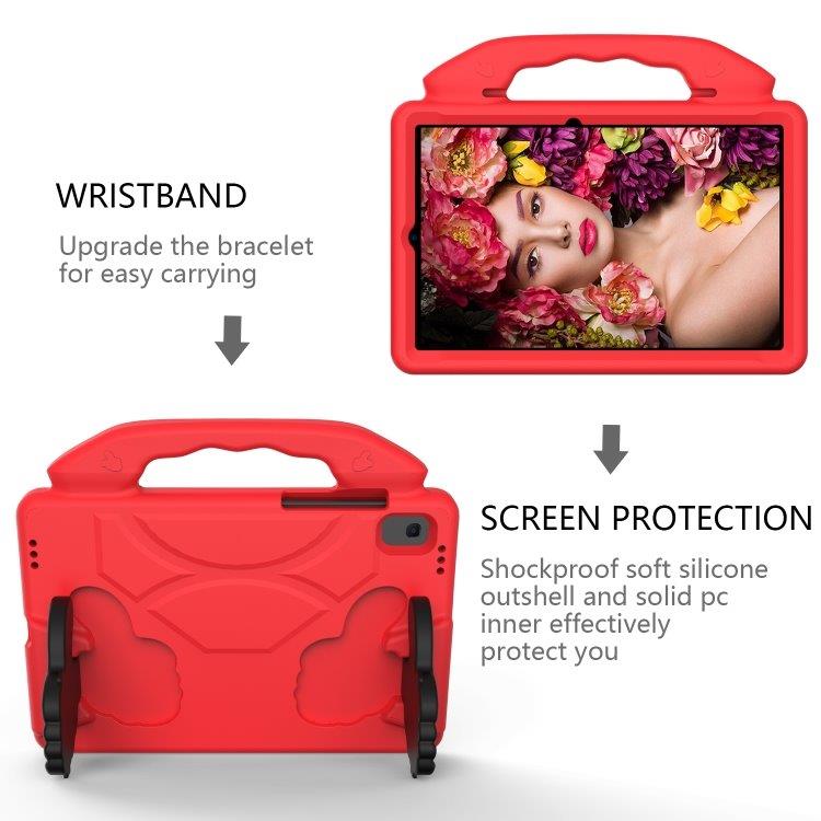 Beskyttelsesfoderal med støtte Samsung Galaxy Tab S5e 10.5 T720 Rød