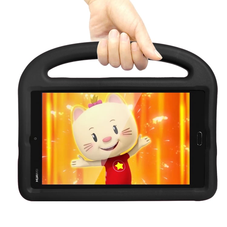 Beskyttelsesfoderal med støtte til Huawei MediaPad M3 8 for børn Sort