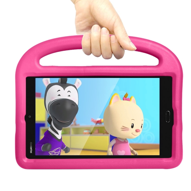 Beskyttelsesfoderal med støtte til Huawei MediaPad M3 8 for børn Rosa
