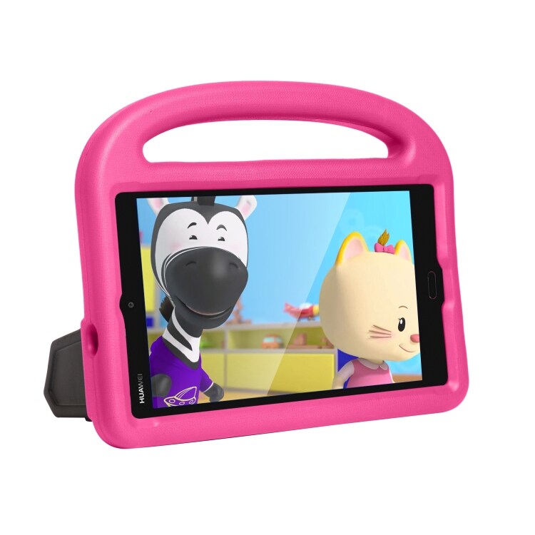 Beskyttende foderal til Huawei MediaPad T3 8.0 for børn Rosa