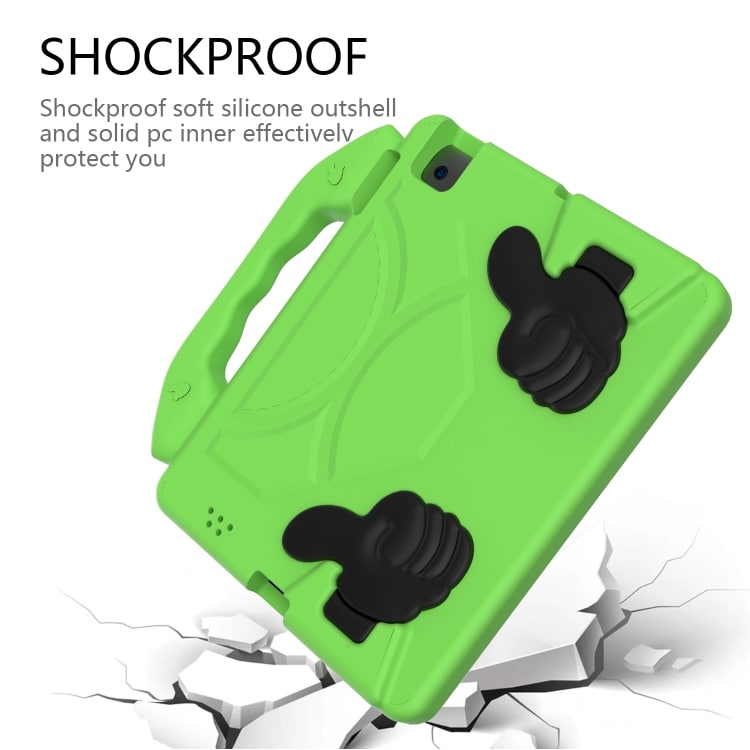 Beskyttende cover med håndtag til iPad 4 / 3 / 2 Grøn