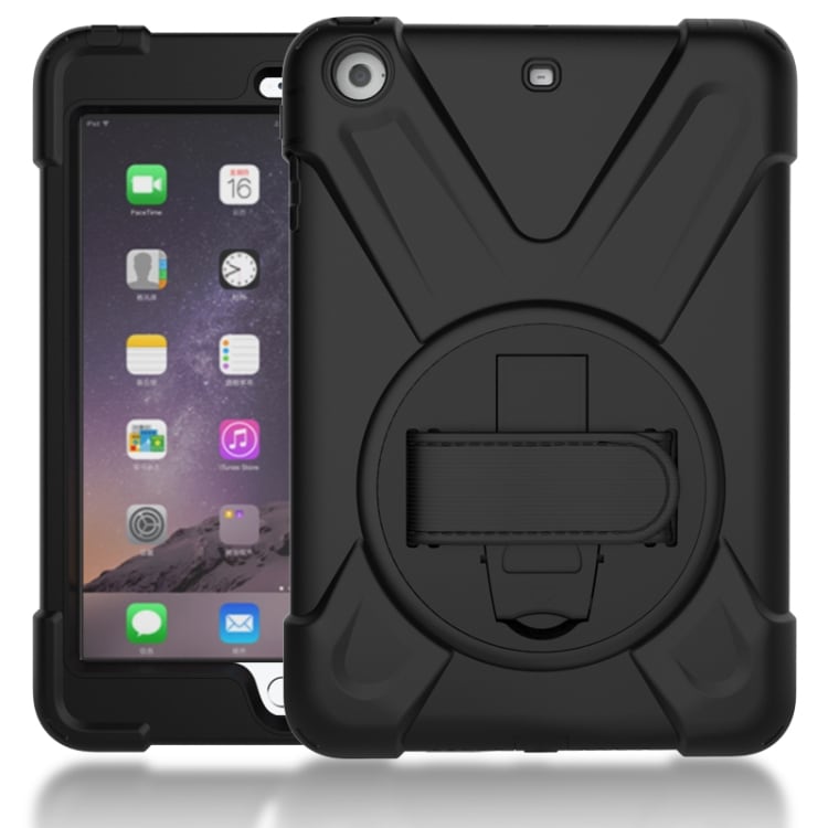 Stødbeskyttelse i silikone med håndtag til iPad Mini 3 & 2 & 1 Sort