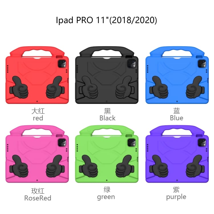 Beskyttende foderal med håndtag til iPad Pro 11 2020 Sort