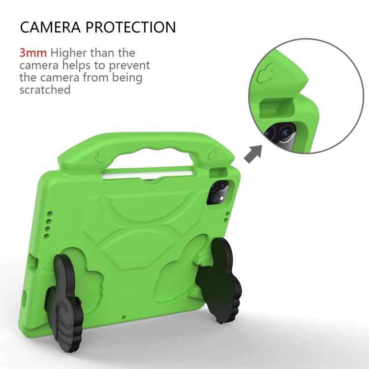 Beskyttende foderal med håndtag til iPad Pro 11 2020 Grøn