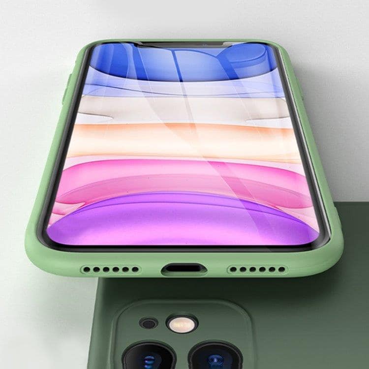 Stødsikkert silikonecover til iPhone 11 Sort
