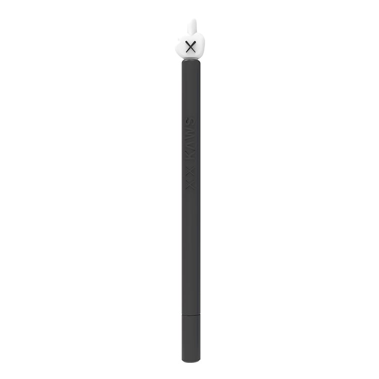 Silikonebeskyttelse med langfinger til Apple Pencil 2  Sort