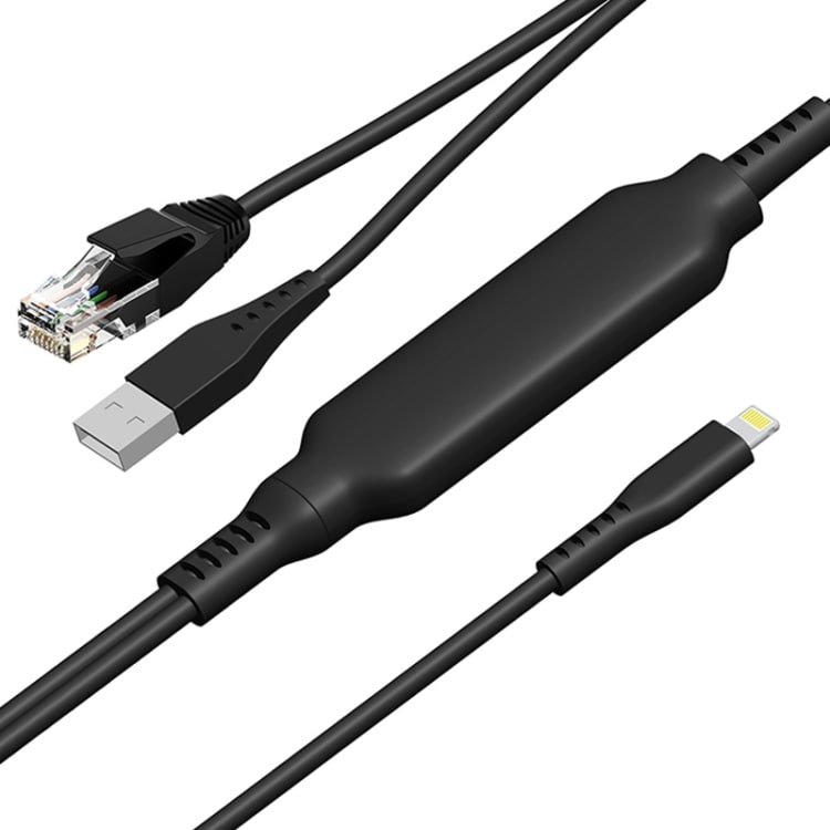 Lightning til Ethernet og USB-adapter for iPhone & iPad