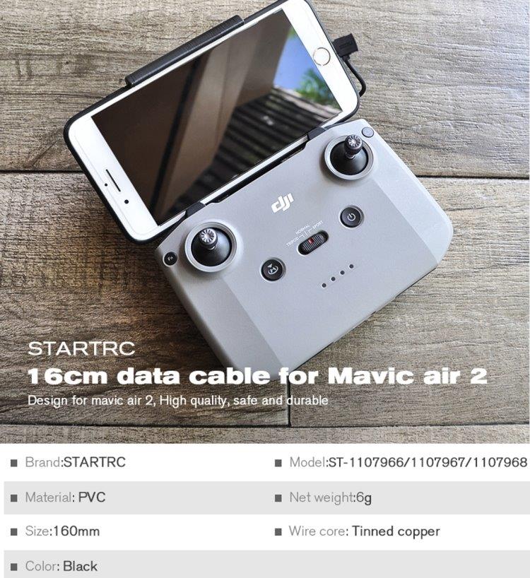 USB-C til Micro USB adapter for DJI Mavic Air 2